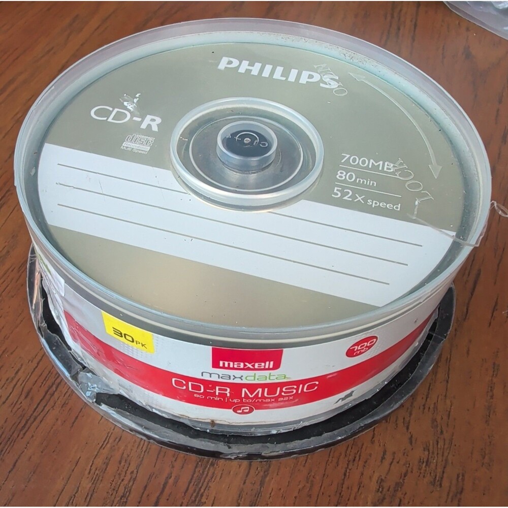 Philips CDR80D52N/550 80-minute/30pack CD-R Music
